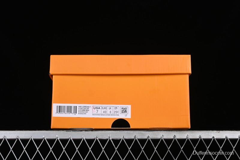 Nike Air Jordan 1 Low OG SP Travis Scott x Fragment Design Retro Sneakers - LX1988-800