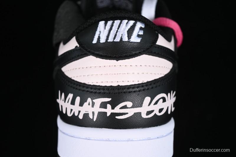 Nike Dunk Low SB Raspberry Mousse Pink Strap Casual Skate Shoes - CW1590-100