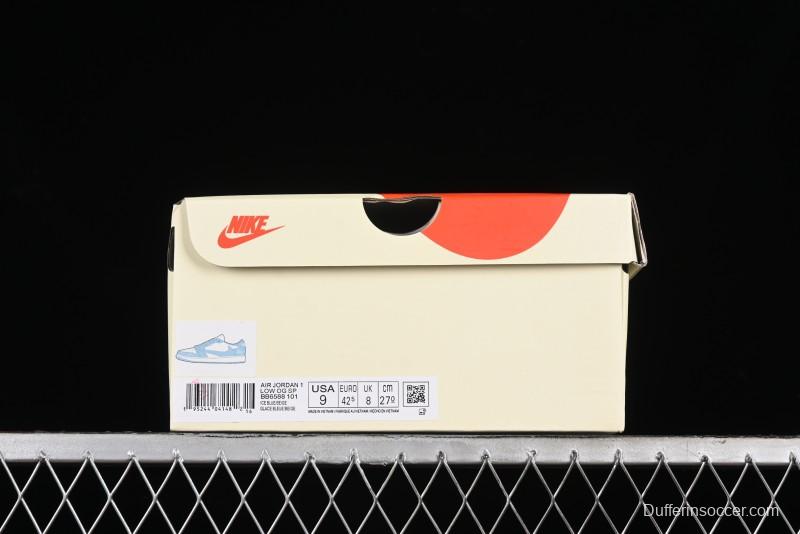 Nike Travis Scott x Fragment Design x Air Jordan 1 Low OG SP AJ1 Retro Sneakers - BB6588-101