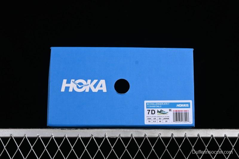 Hoka One One Challenger ATR 7 Low Trail Running Shoes with Enhanced Cushioning and Breathable Mesh - 1134498 OMLG
