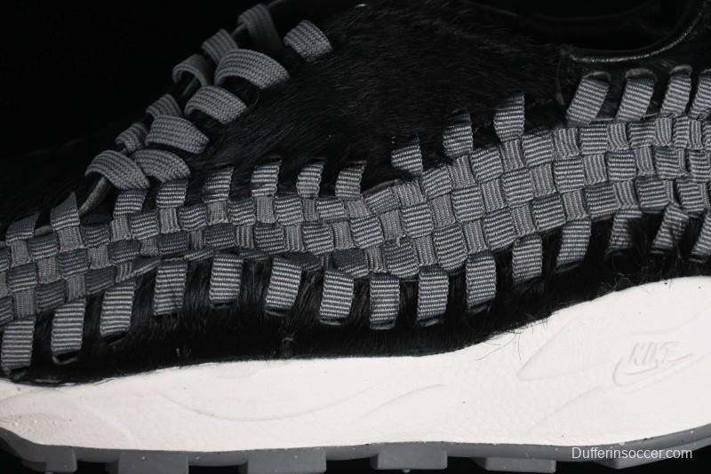 Nike Air Footscape Woven Asymmetrical Weave Slip-Resistant Low-Top Lifestyle Sneakers - FB1959-001