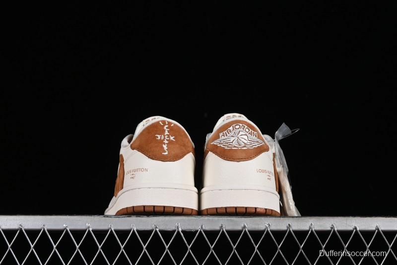 Nike Air Jordan 1 Low OG SP Travis Scott x Fragment Design Collaboration Sneakers - LX1988-900