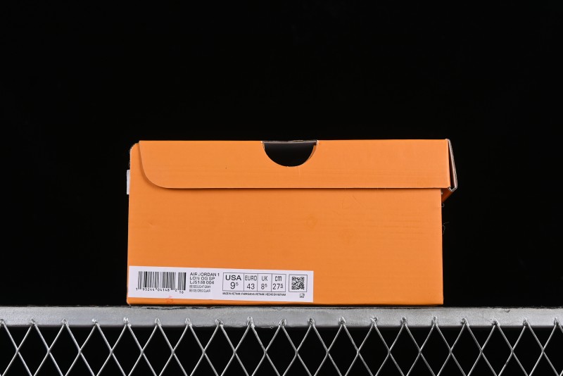 Nike Travis Scott x Fragment Design x Jordan Air Jordan 1 Low OG SP AJ1 LV Grey Denim Culture Casual Sneakers - LJ5188-004