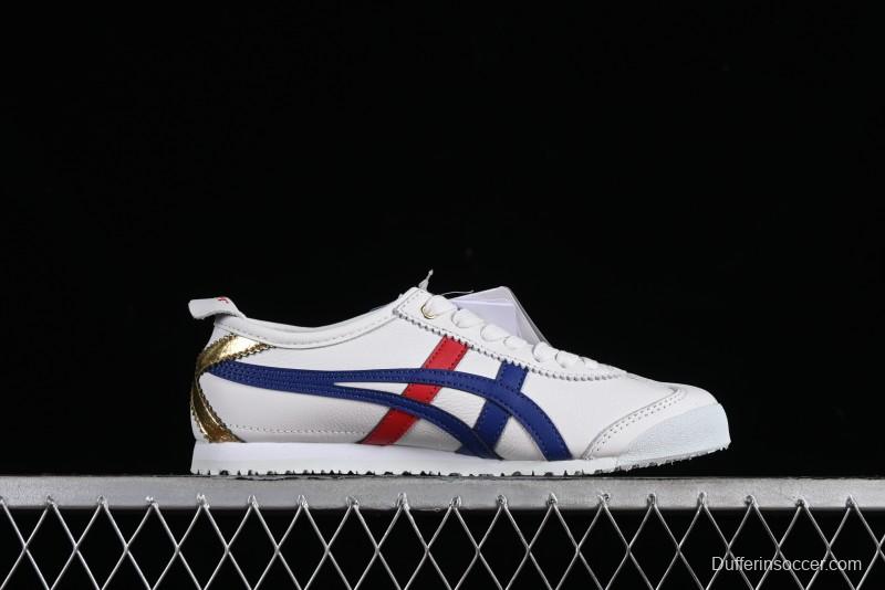 Onitsuka Tiger Mexico 66 Low-Top Leather Sneakers for Casual Running - D507L-0152