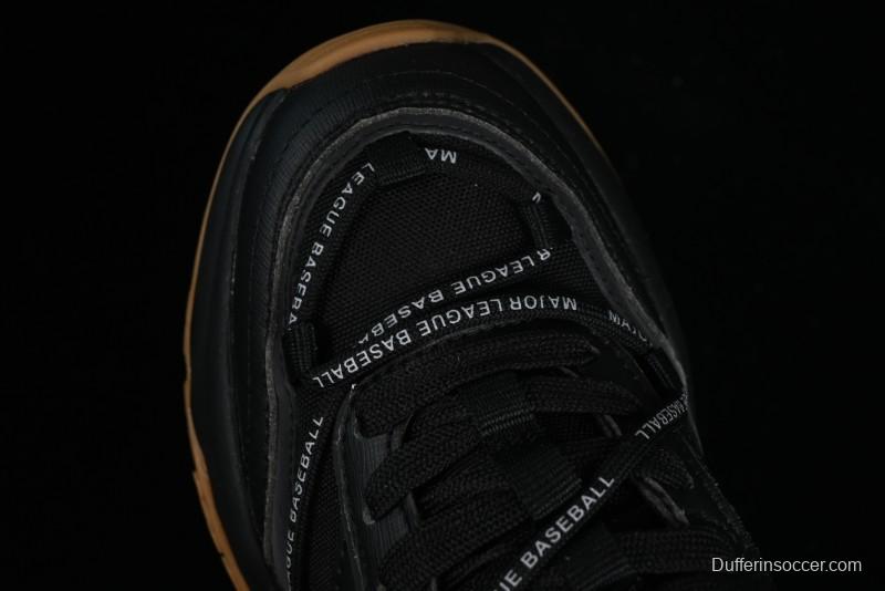 New York Yankees MLB Chunky Runner Lace Lightweight Casual Sneakers - 3ASHCRR3N50BKS