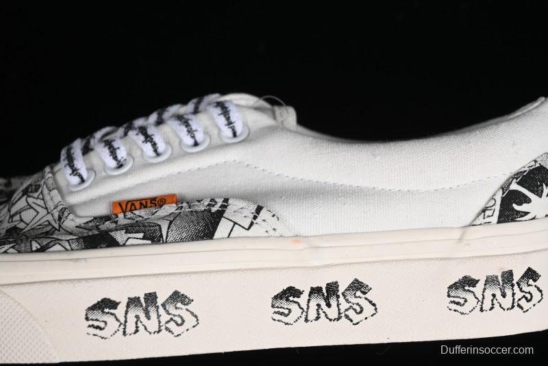 Vans OG Classic Slip-On LX & OG Era LX Sneakersntuff LA Graffiti Collaboration Low-Top Skate Shoes - VN000EYEBPJ