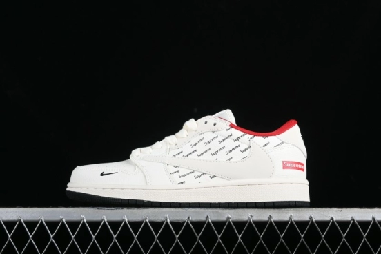 Nike Travis Scott x Fragment Design x Air Jordan 1 Low OG SP AJ1 Supreme Collaboration - YQ2088-67