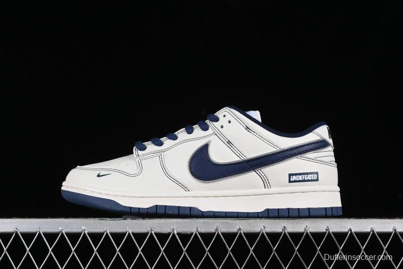 Nike SB Dunk Low UN Collaboration - Light Blue Swoosh Anniversary Custom Low-Top Casual Skate Shoes - FC1688-138