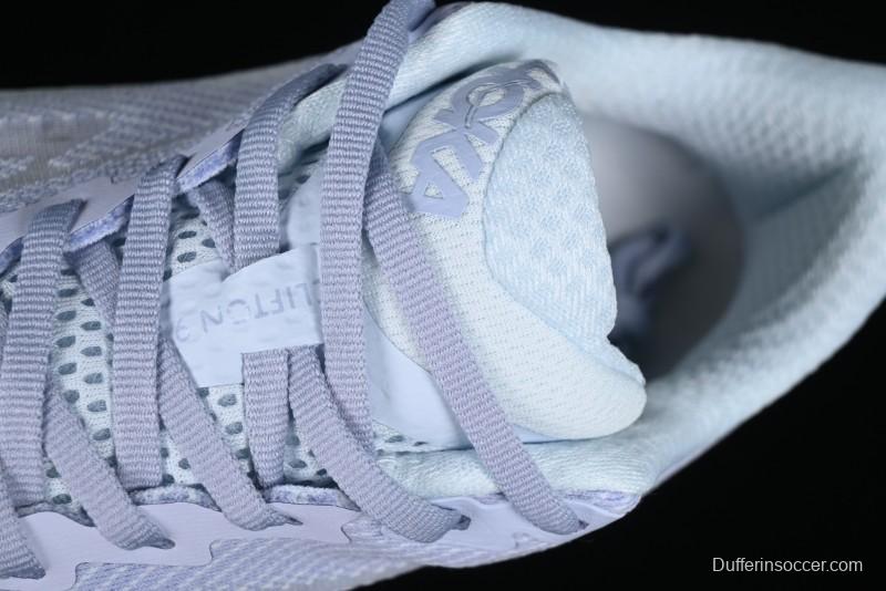 HOKA ONE ONE Clifton 9 Lightweight Knit Mesh Running Shoes with Enhanced Cushioning - 1127896 EHR