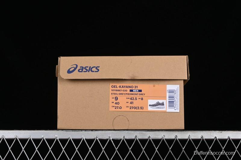Asics Gel-Kayano 31 Running Shoes with Enhanced Cushioning and Breathable Design - 1011B867-020