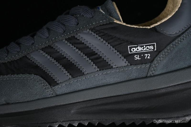 Adidas Originals SL 72 Retro Running Shoes with Nylon Upper and Rubber Outsole - IH5569