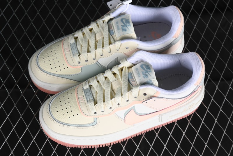 Nike Air Force 1 Shadow Low-Top Sneakers with Lightweight EVA Midsole - DZ1847-105