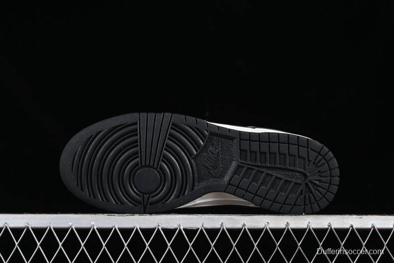 Nike SB Dunk Low Lightning Collaboration Off-White Black Starry Sky Anniversary High-End Custom Low-Top Casual Skate Shoes - XD1688-015