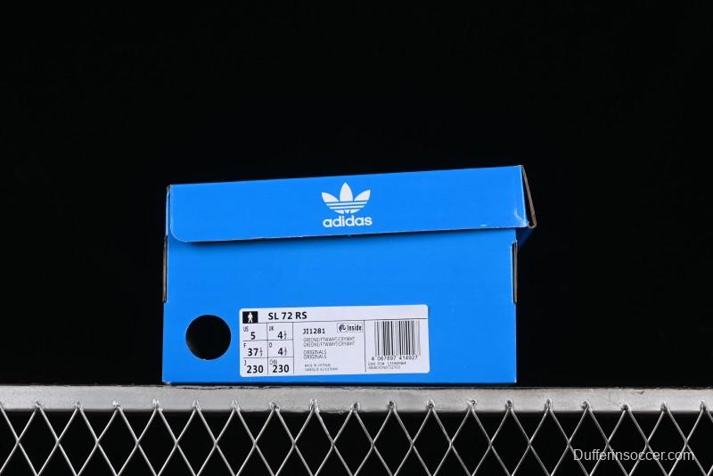 Adidas Originals SL 72 RS Retro Running Shoes with Ecotex Tongue and EVA Midsole - JI1281