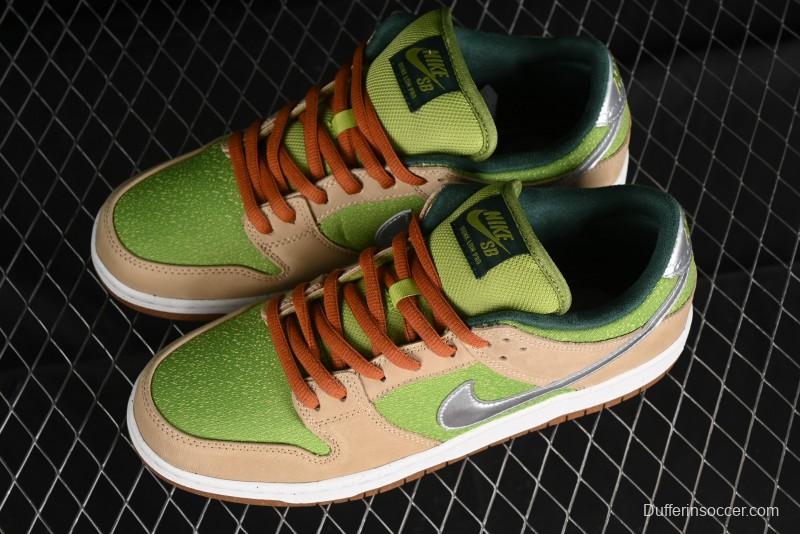 Nike SB Dunk Low Casual Skate Shoes with Escargot-Inspired Vanilla Garlic Butter Colorway - FQ7585-200
