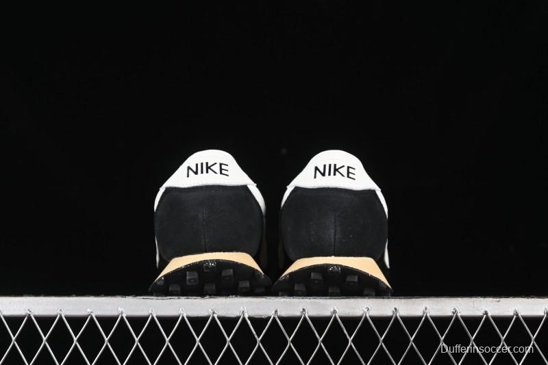 Nike Stussy Roshe Run LD-1000 Comfortable Versatile Non-Slip Durable Waffle Low-Top Casual Running Shoes - HM0950-001