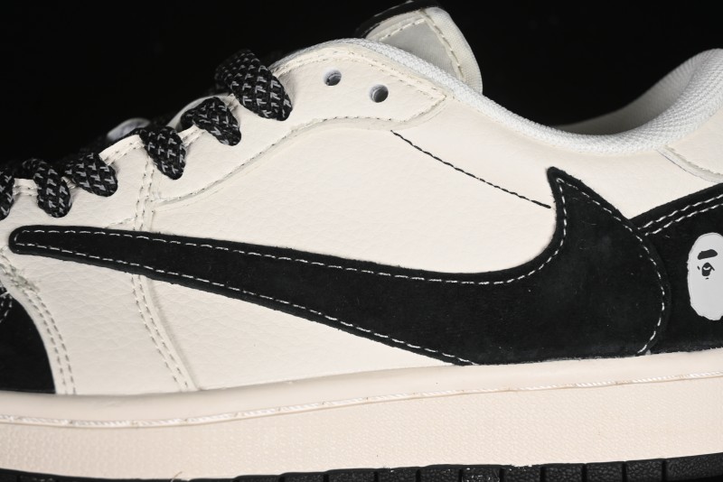 Nike Travis Scott x Fragment Design x Air Jordan 1 Low OG SP Sneakers - XY2688-106