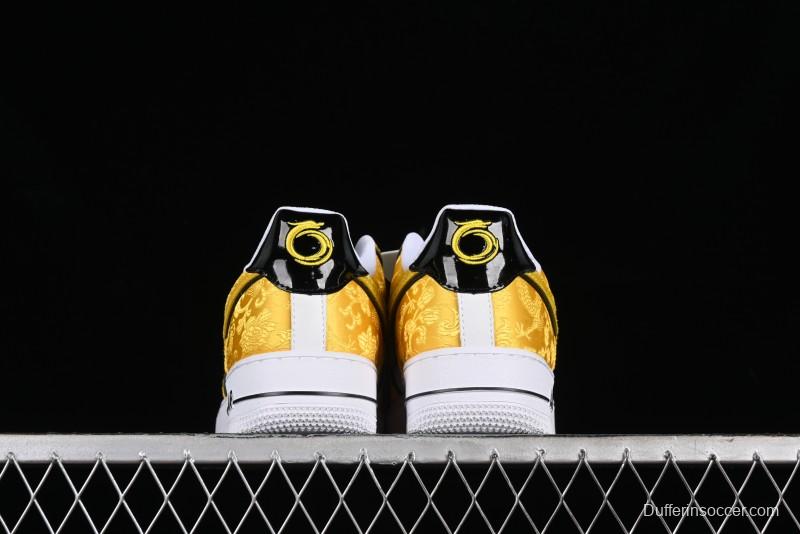 Nike Air Force 1 '07 Low DIY Golden Dragon Embroidery Casual Sneakers - CW2288-202