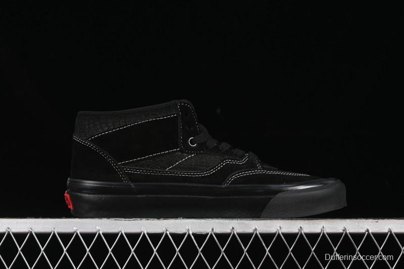 Vans Half Cab 33 DX Black Knight Anaheim Classic Retro Skate Shoes - VN0A5KX6BKA