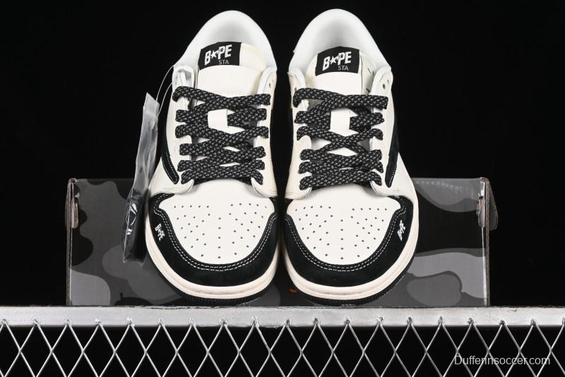 Nike Travis Scott x Fragment Design x Air Jordan 1 Low OG SP Sneakers - XY2688-106