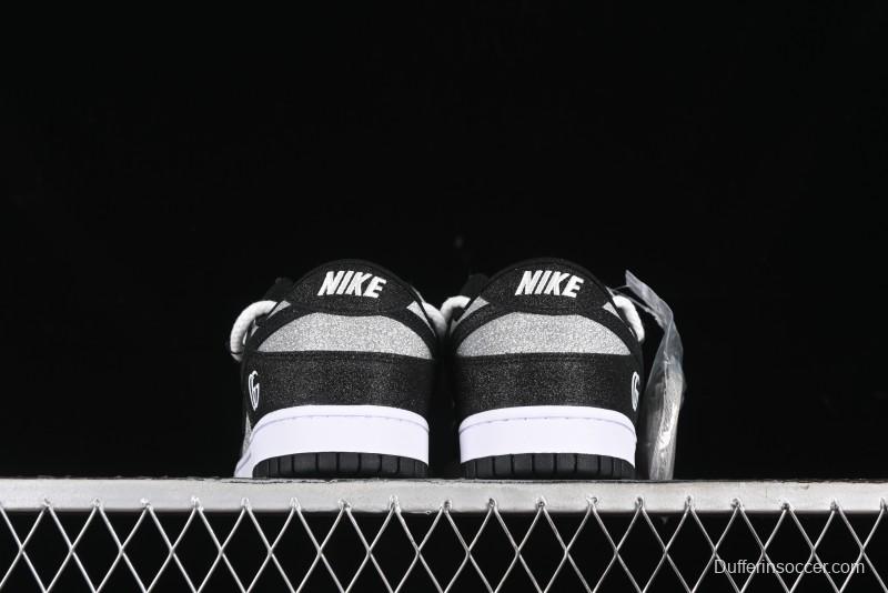 Nike SB Dunk Low Gucci Collaboration - Black Star Hook Anniversary High-End Custom Low-Top Casual Skate Shoes - SJ2068-268