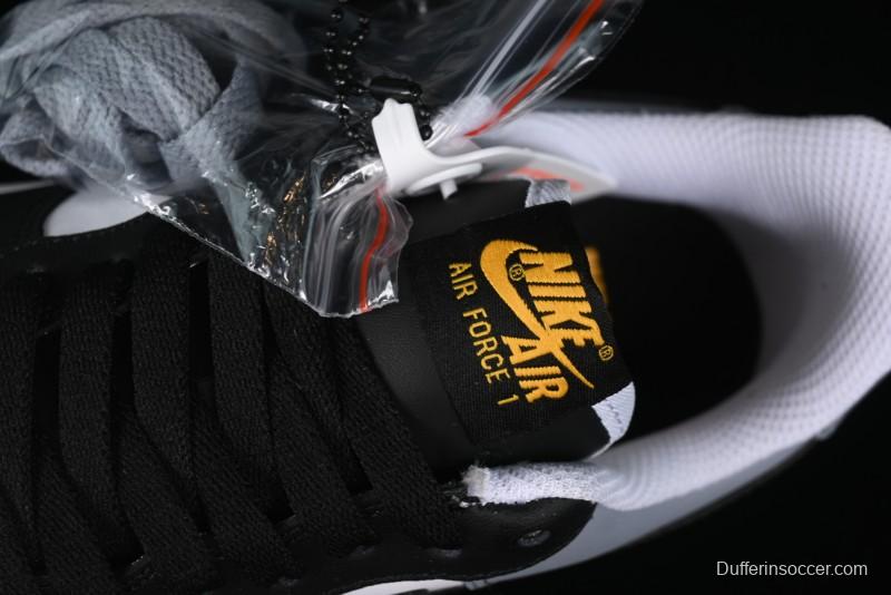 Nike Air Force 1 '07 Low Casual Sneakers in Black, White, and Gray - FB7162-081