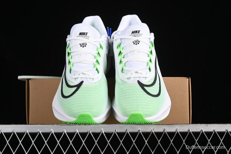Nike Zoom Fly 5 Premium Lightweight Running Shoes with React Technology and Carbon Fiber Plate - DM8968-101