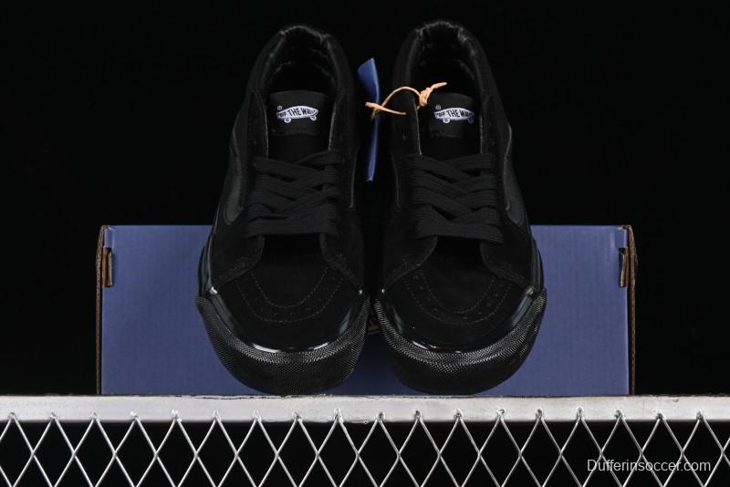 Vans Sk8-Mid Reissue 83 High-End Retro Suede Skate Shoes - VN000CQQBKA