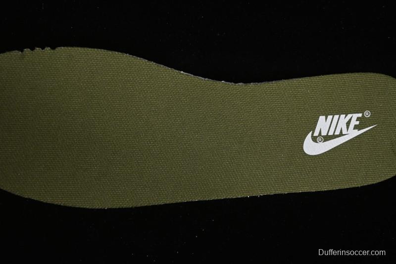 Nike SB Dunk Low Gucci Collaboration - Off White with Green Swoosh Anniversary High-End Custom Low-Top Casual Skate Shoes - KK1888-007