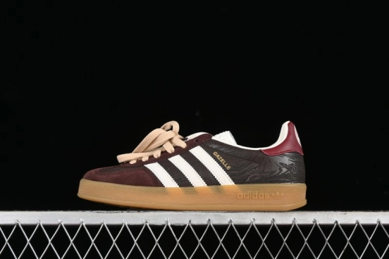 Adidas Originals Gazelle Indoor Retro Casual Slip-Resistant Wear-Resistant Low-Top Sneakers - JP5671
