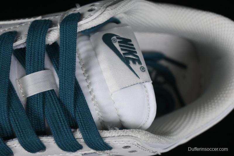 Nike SB Dunk Low Stussy Collaboration - White Grey Green Print Anniversary High-End Custom Low-Top Casual Skate Shoes - XX2025-808