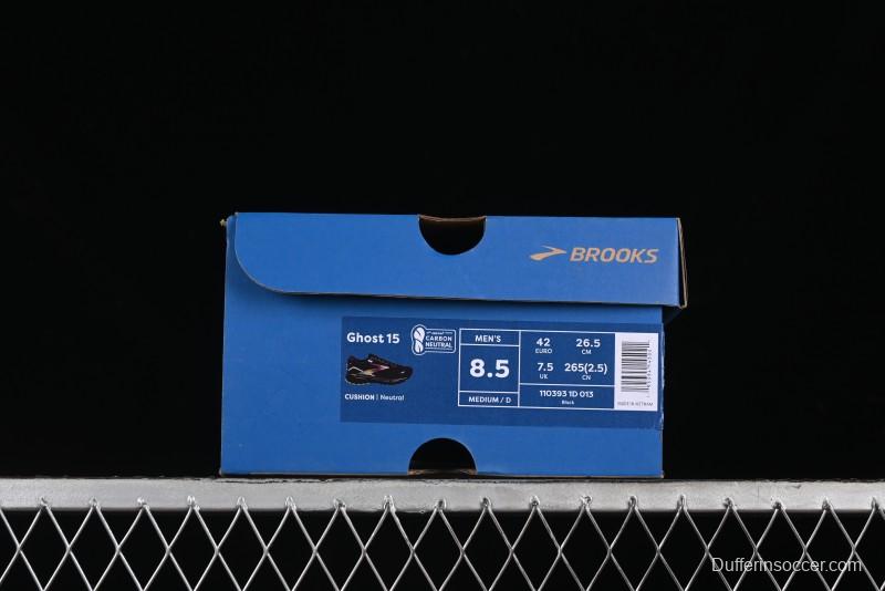 Brooks Ghost 15 Low-Cut Breathable Cushioned Support Running Shoes - 1103931D013