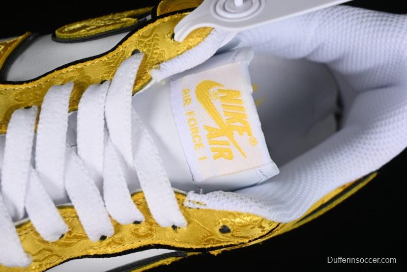 Nike Air Force 1 '07 Low DIY Golden Dragon Embroidery Casual Sneakers - CW2288-202
