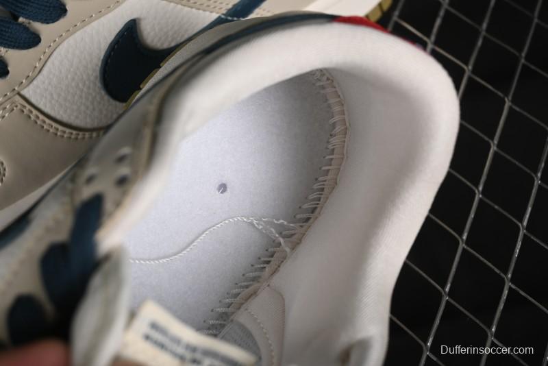 Nike SB Dunk Low Bape Collaboration - Beige Blue Anniversary Custom Low-Top Casual Sneakers CF3688-011