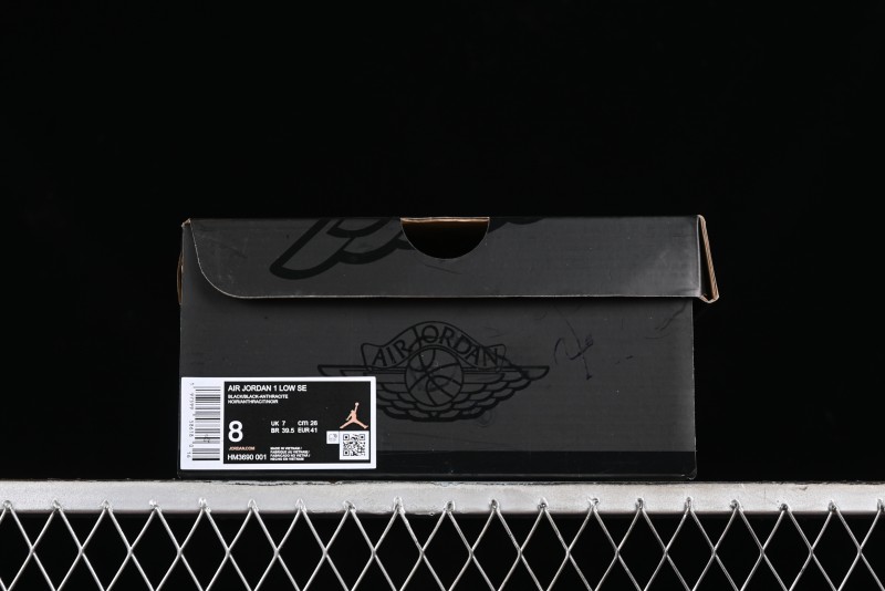 Nike Air Jordan 1 Low Black Cat Basketball Shoes - HM3690-001
