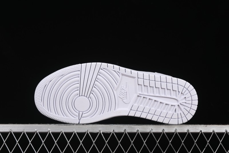 Nike Travis Scott x Fragment Design x Air Jordan 1 Low OG SP AJ1 Gucci Collaboration - White Low-Top Casual Sneakers LJ5188-014