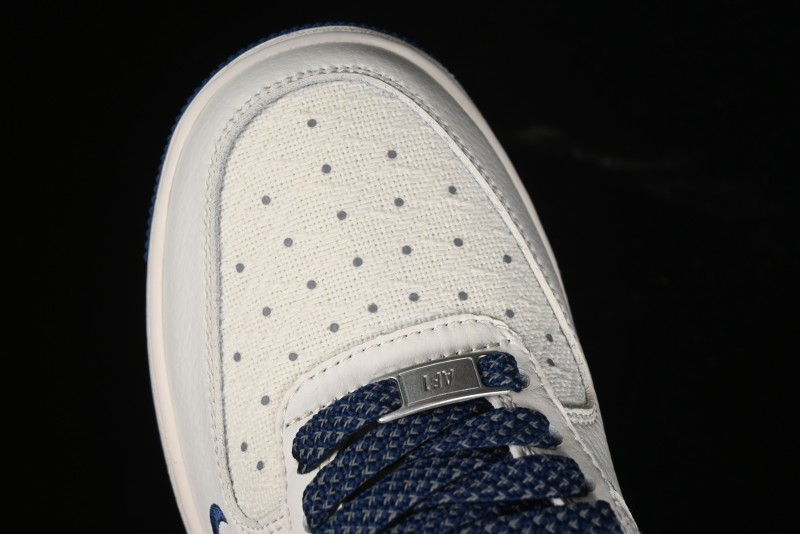 Nike Air Force 1 '07 Low Gucci Collaboration - Light Blue Linen Low-Top Casual Sneakers - XZ3398-788