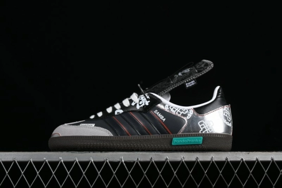 Adidas Originals Samba OG Low Top Casual Sneakers with Panda Mischief Design - IG1024