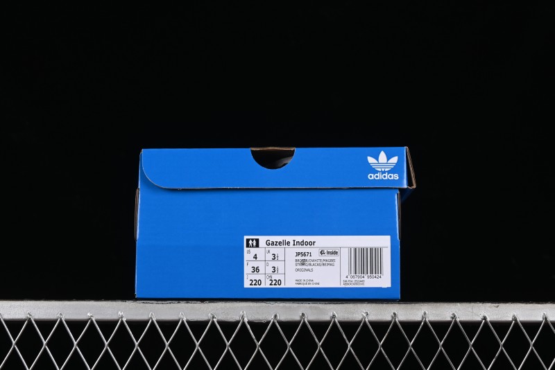 Adidas Originals Gazelle Indoor Retro Casual Slip-Resistant Wear-Resistant Low-Top Sneakers - JP5671