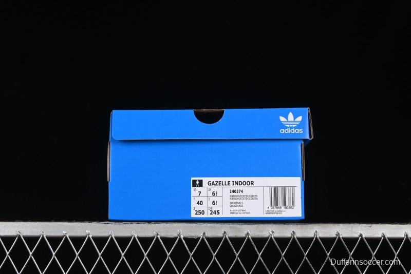 Adidas Originals Gazelle Indoor Retro Casual Slip-Resistant Wear-Resistant Low-Top Sneakers - IH0374