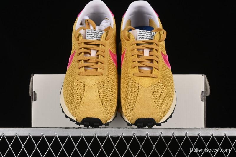 Stussy x Nike Roshe Run LD-1000 Comfortable Versatile Non-Slip Durable Waffle Low-Top Casual Running Shoes - FQ5369-700