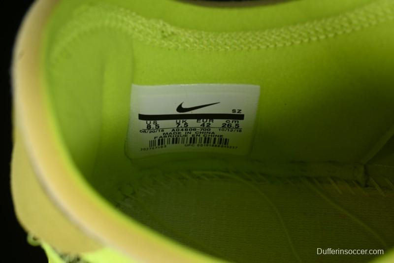 Nike Off White x Air Force 1 Low OW Transparent Yellow Sneakers - AO4606-700