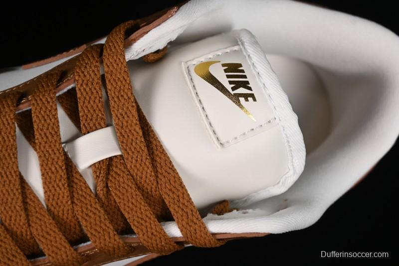 Nike Dunk Low LX SB Casual Skate Shoes in Brown Ostrich - FJ2260-001