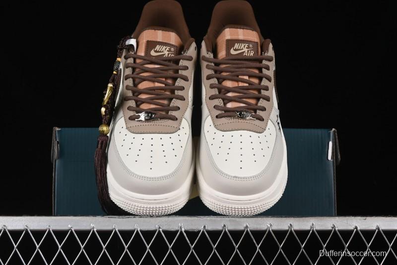 Nike Air Force 1 '07 Low Sun Black Myth Wukong Painting Leisure Sneakers - FV3202-122