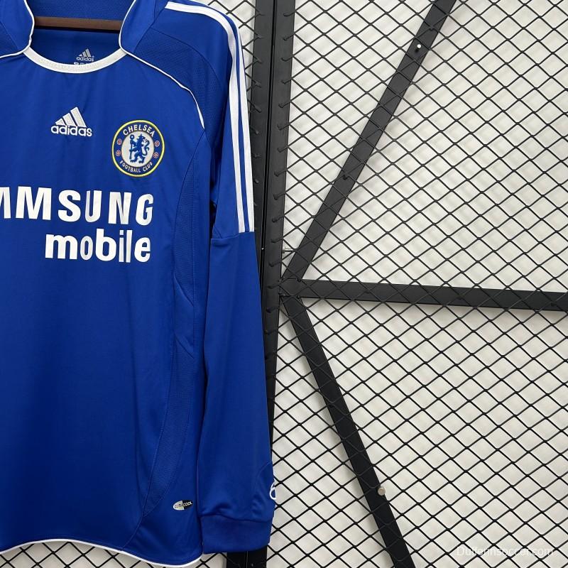 06/07 Retro Long Sleeve Chelsea Home Jersey