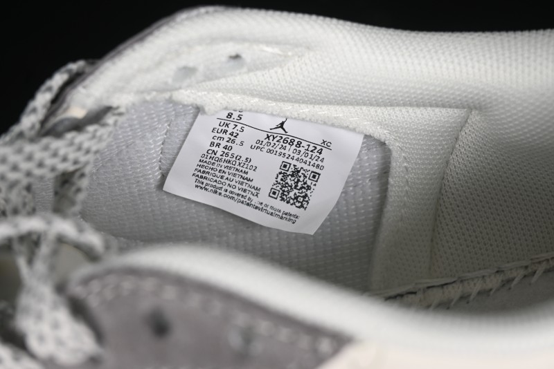 Nike Travis Scott x Fragment Design x Air Jordan 1 Low OG SP AJ1 Retro Sneakers - XY2688-124