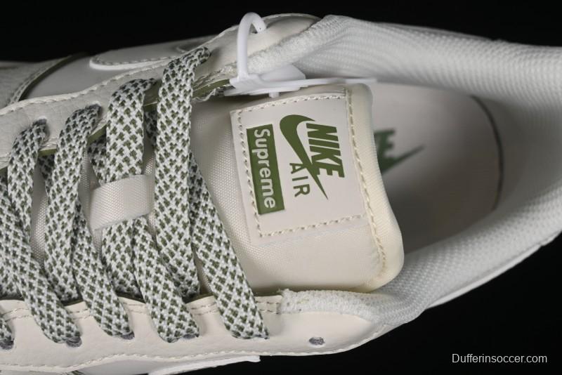Nike Air Force 1 '07 Low Supreme The North Face Collaboration - Off White Mint Green - XZ1996-527
