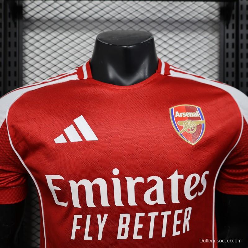 Player Version 25/26 Arsenal Home Jersey