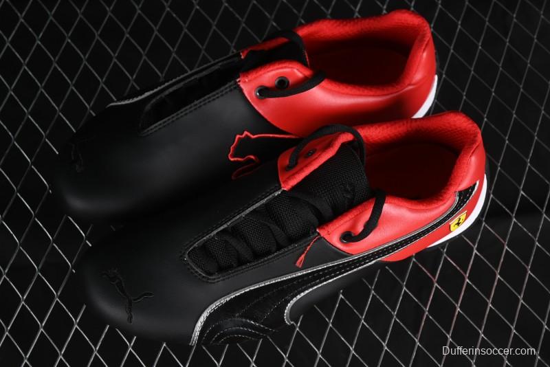 Puma Sparco Future Round Toe Lace-Up Low-Top Lifestyle Casual Shoes in Leather and Fabric - 307889-03