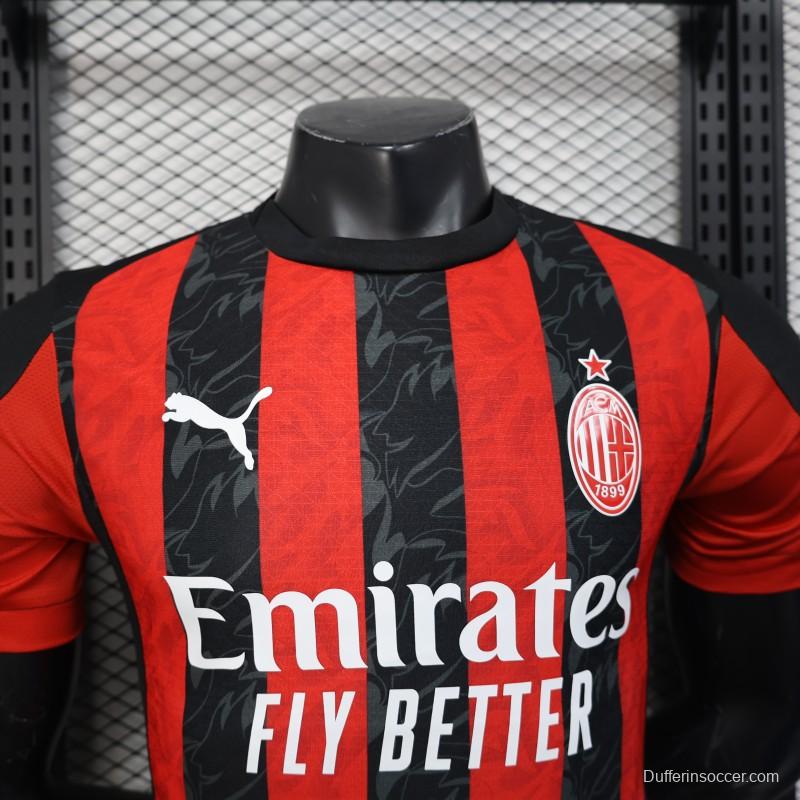 Player Version 25/26 AC Milan Home Jersey